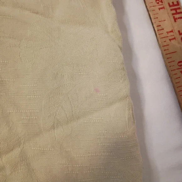 Tommy Bahama Shirt Mens Medium Beige Silk Floral Pocket Camp Relax Casual Resort - Picture 8 of 9